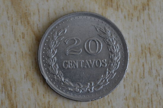 Колумбия 20 сентаво 1971