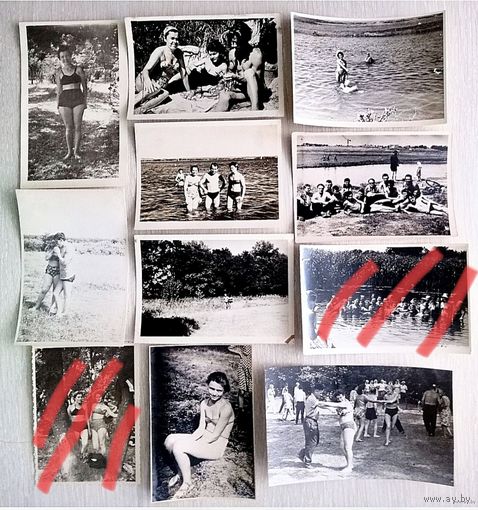 Фото. "Пляж". 50-е годы. Цена за 1шт.