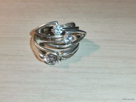 Комплект серьги+кольцо, клеймо П з.