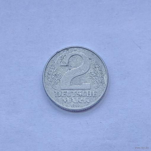 2 марки 1957 ГДР