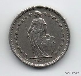 ШВЕЙЦАРСКАЯ КОНФЕДЕРАЦИЯ 1/2 ФРАНКА 1968. Великобритания, Ллантризант