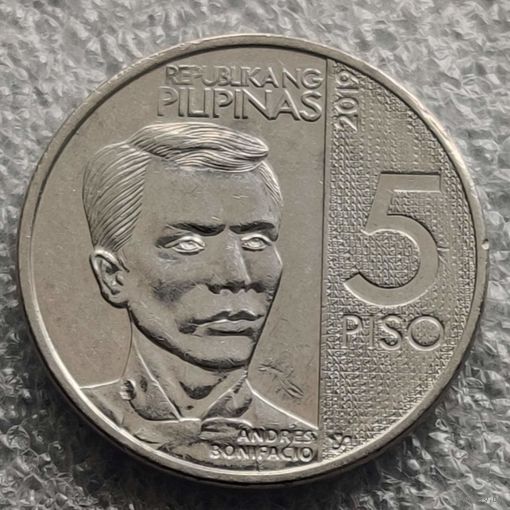 Филиппины 5 писо 2019 г.