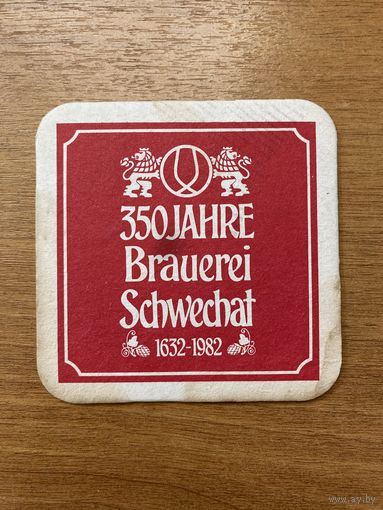 Подставка под пиво Schwechater Bier No 2