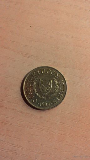 Кипр, 10 центов 1994.