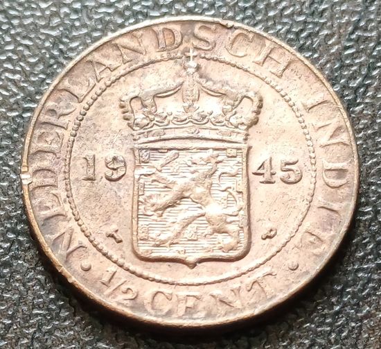Голландская Ост-Индия 1/2 цента, 1945     ( 1-6-2 )