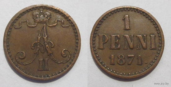 1 пенни 1871