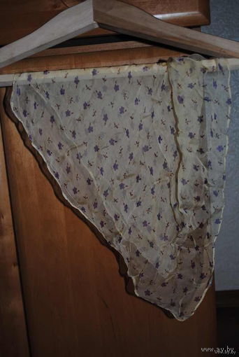 Шарф-платок лёгкий, 100% Silk -"ПОЛЁТ ФАНТАЗИЙ"-подойдёт практически под всё!