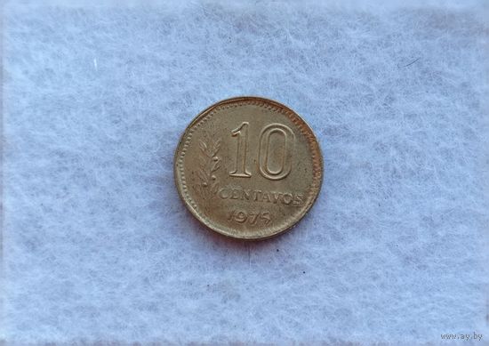 Werty71 Аргентина 10 сентаво 1975