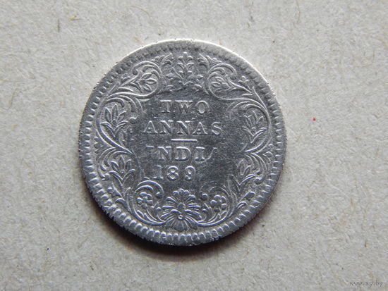 Индия 2 анны 1892г.