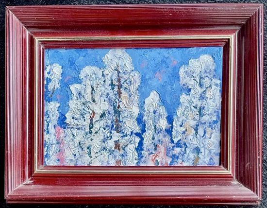 Ландарский Р.Е. "Зима" К/М. р.23/16 см.