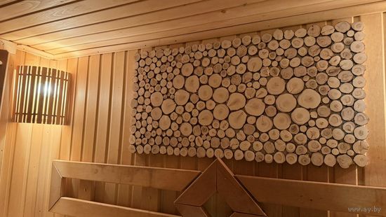 Панно (спилы можжевельника)