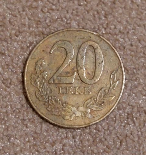 Албания 20 леков, 2000