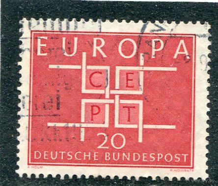 ФРГ. Европа СЕРТ 1963