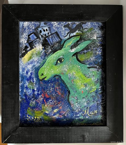 Панно картон масло