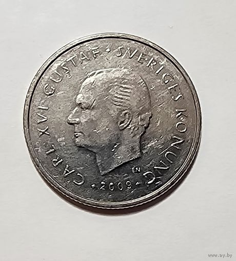 Швеция 1 крона, 2009 200 лет разделению Финляндии и Швеции