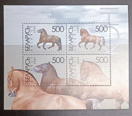 Беларусь 2004 фауна лошади