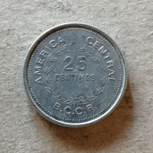 Коста-Рика 25 сентимо, 1983 год, 	KM# 188.3 ю