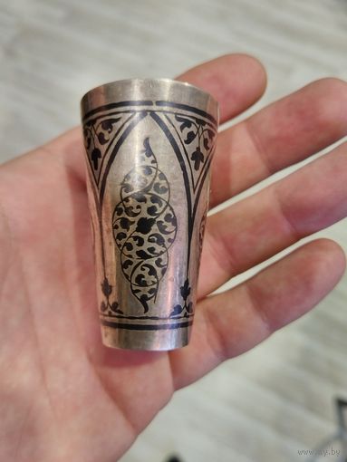 Стопка серебро 875 проба, вес 31 грамм