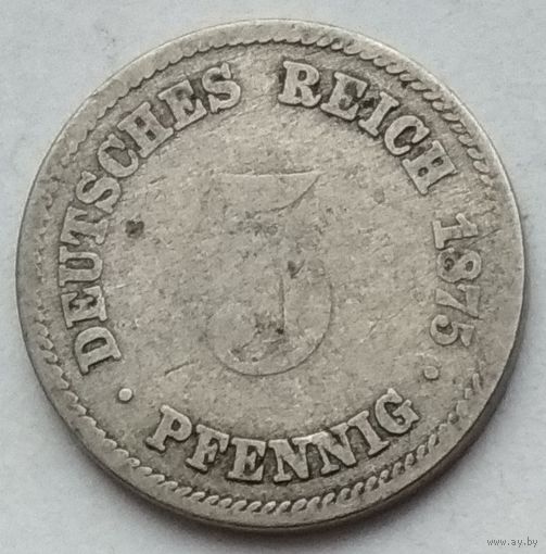 Германия 5 пфеннигов 1875 г. A
