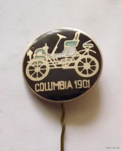 Значок COLUMBIA 1901 Тяжмет,эмаль.