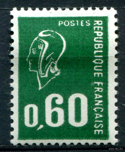 Франция - 1974г. - стандартный выпуск, Марианна, 0,6 Fr - 1 марка - MH [Mi A 1888]. #2-Fr-35-A-1