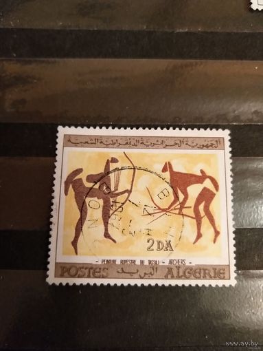 1967 Алжир искусство дорогая марка прошедшая почту не спец гашение крайне редко встречается (4-8)