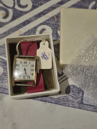 Часы слава. Рабочие. Позолота au . Новые