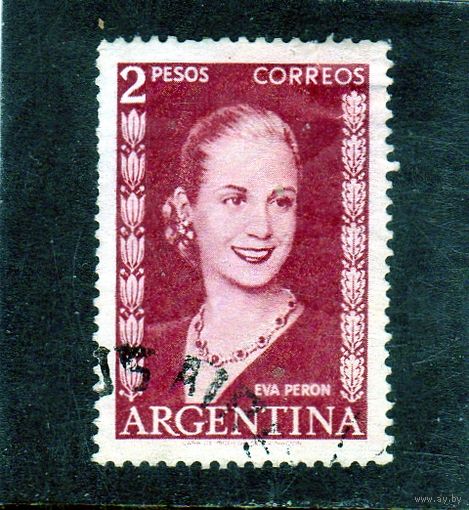 Аргентина.Ми-601. Эва Перон,первая леди Аргентины, актриса.1952.