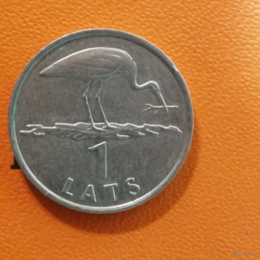 Латвия 2 Республика, 1 лат 2001 г., "АИСТ",  KM# 54