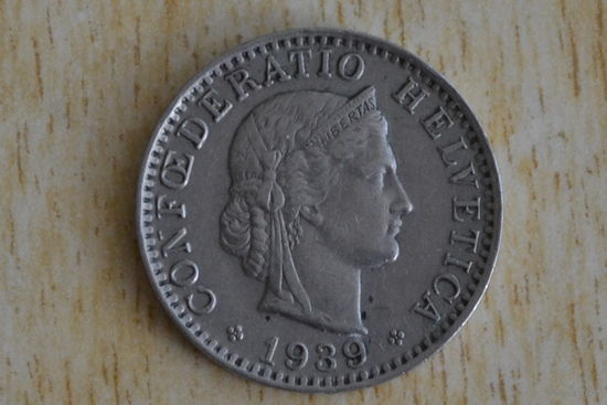 Швейцария 20 раппенов 1939