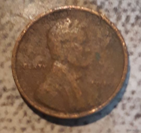 1 цент 1919 США МД Филадельфия