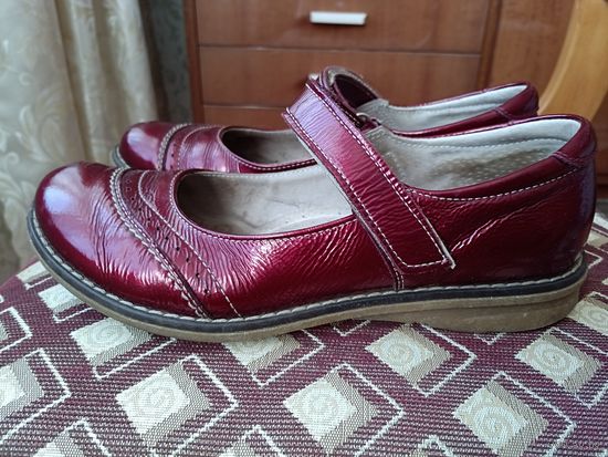 Туфли девичьи, р-р 36, натуральная кожа