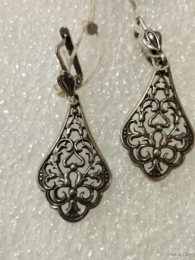 Серьги Колокольчики, 925. СССР