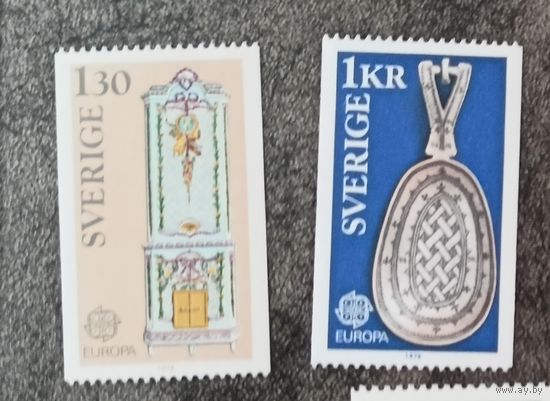Швеция** 1976 Европа полная серия