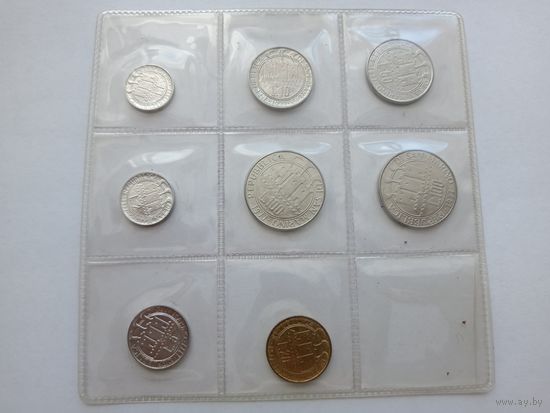 Сан-Марино 1, 2, 5, 10, 20, 50, 100,200 лир, 1977
