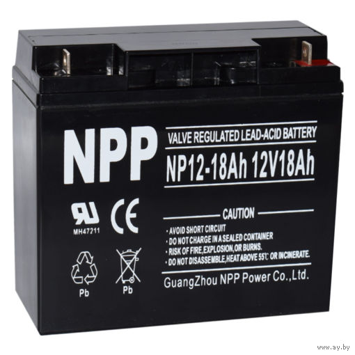 АККУМУЛЯТОР АКБ 12в 18а/ч  NPP