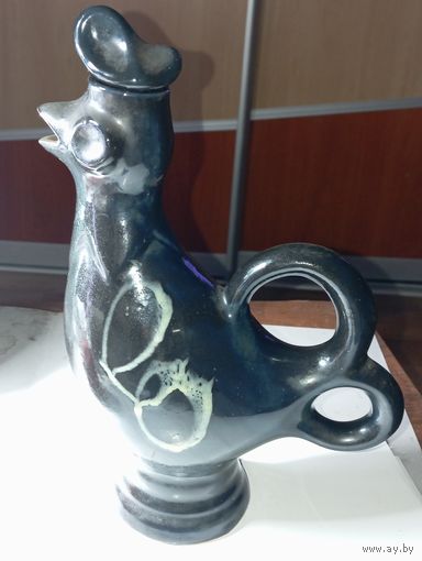 Керамический кувшин " Петух " . СССР .