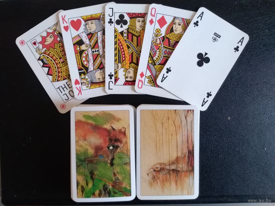 Карты игральные, 2 колоды.