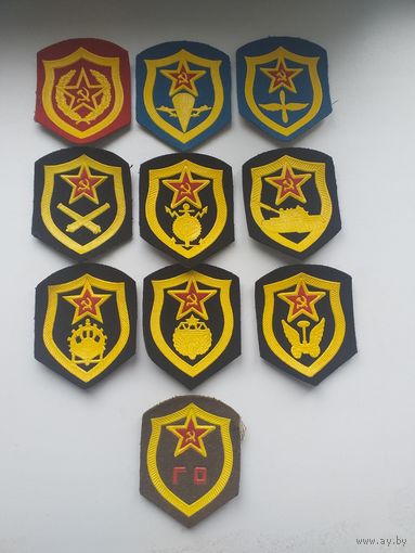 Нарукавные знаки (шевроны) обр.1969/1988г.
