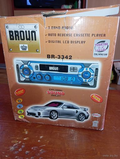Автомобильная магнитола  BROUN BR - 3342 , в идеале .