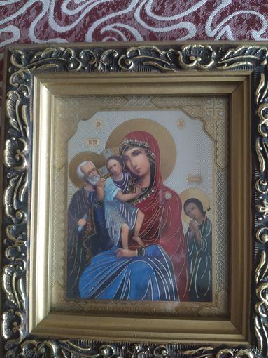 Икона Трех радостей в багетной рамке 16/14