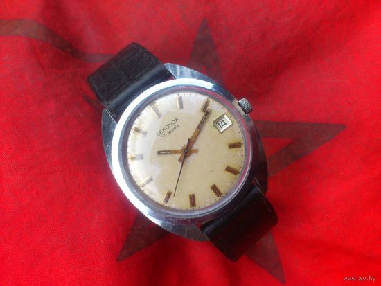 Часы SEKONDA , ПОЛЕТ на ЭКСПОРТ из СССР 1970-х