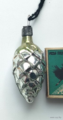 Ёлочная игрушка. Шишка. Э-67.