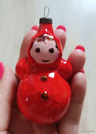 Ёлочная игрушка,  неваляшка