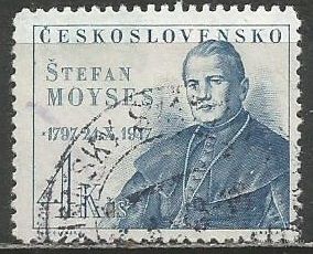 Чехословакия. 150 лет со дня рождения Ш.Мойзеса. Епископ. 1947г. Mi#526.