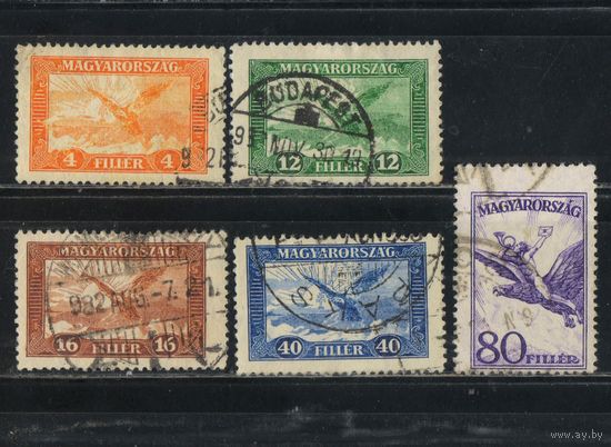 Венгрия Кор Авиа 1927-30 Птица Турул #430,432,434,437,467