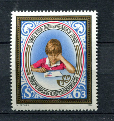 Австрия - 1983 - День почтовой марки - [Mi. 1756] - полная серия - 1 марка. MNH.  (Лот 173BD)