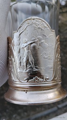 ПОДСТАКАННИК СССР СКАЗКА О ЦАРЕ САЛТАНЕ КНЯЗЬ ГВИДОН ОРИГИНАЛ СТАКАН В ПОДАРОК  Распродажа Коллекции !!! . Экспресс  Аукцион  с рубля без МПЦ и прочего 3 ДНЯ  .Много лотов в продаже .