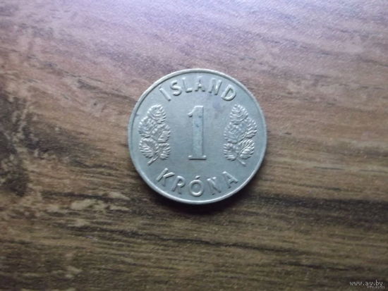 Исландия 1 крона 1969