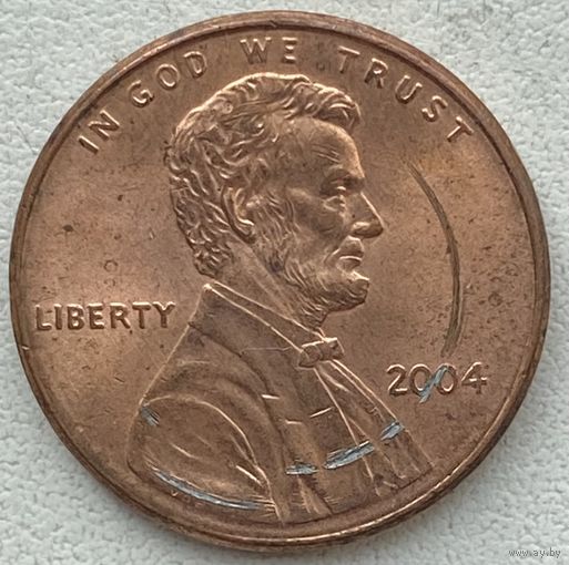 США 1 цент 2004 г.